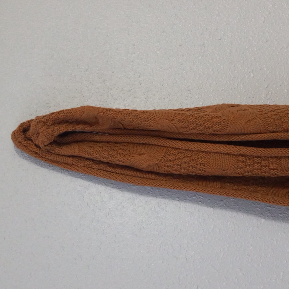 Foreign Exchange Scarf , Camel color one size